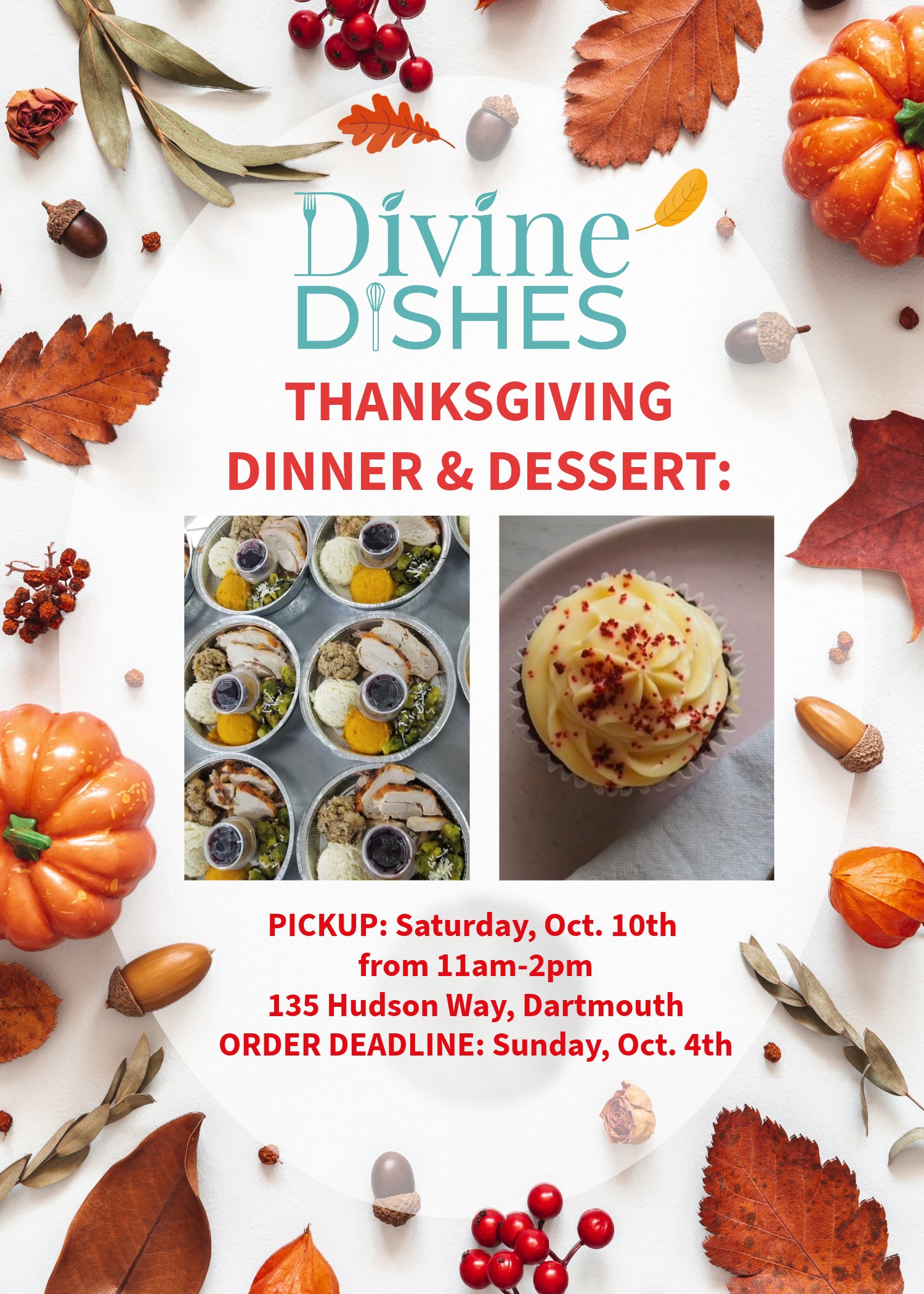 THANKSGIVING DINNER & DESSERT