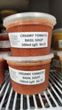 Creamy tomato basil soup